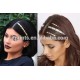 hair tattoo gold&silver metallic temporary tattoo sticker